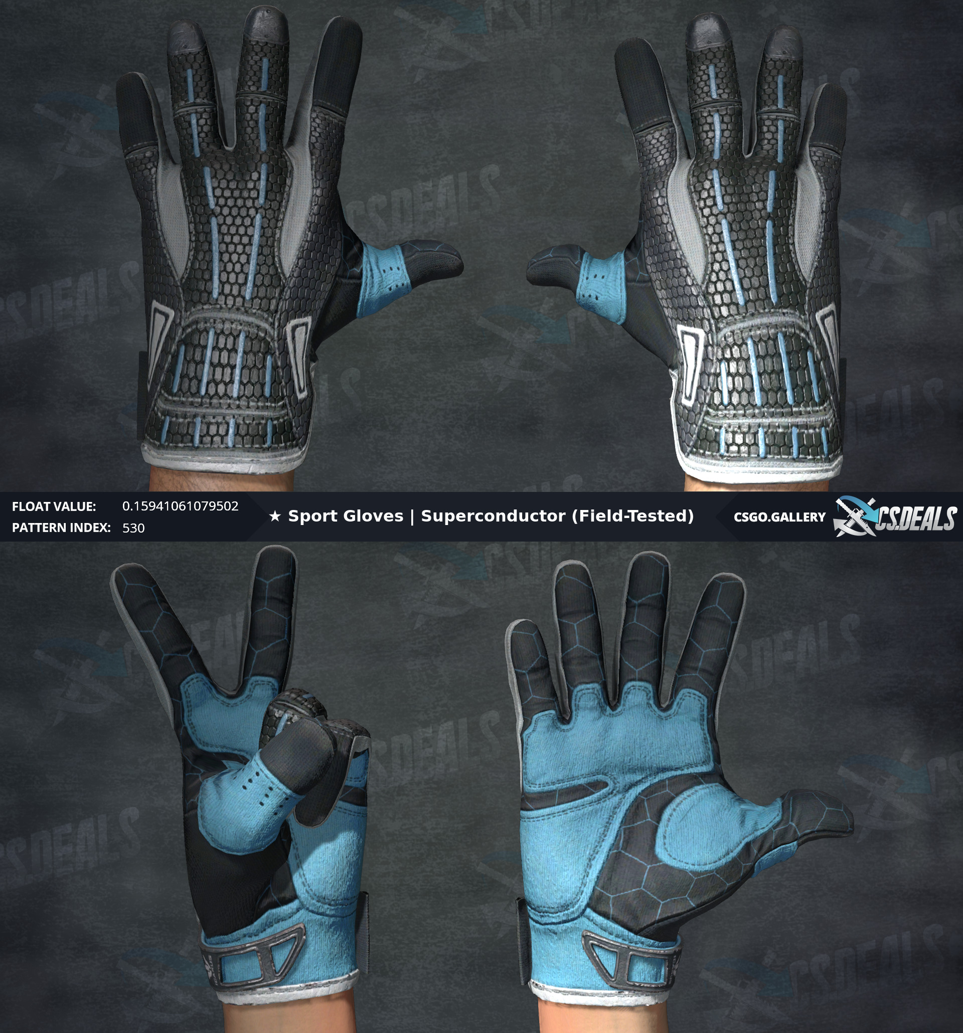 [PC] Sport Gloves Superconductor FT 0.159 GlobalOffensiveTrade