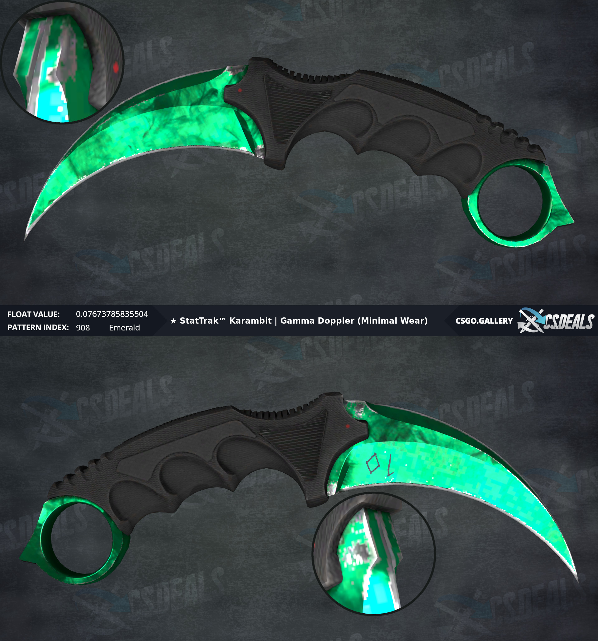 Stattrak Karambit Gamma Doppler Цена