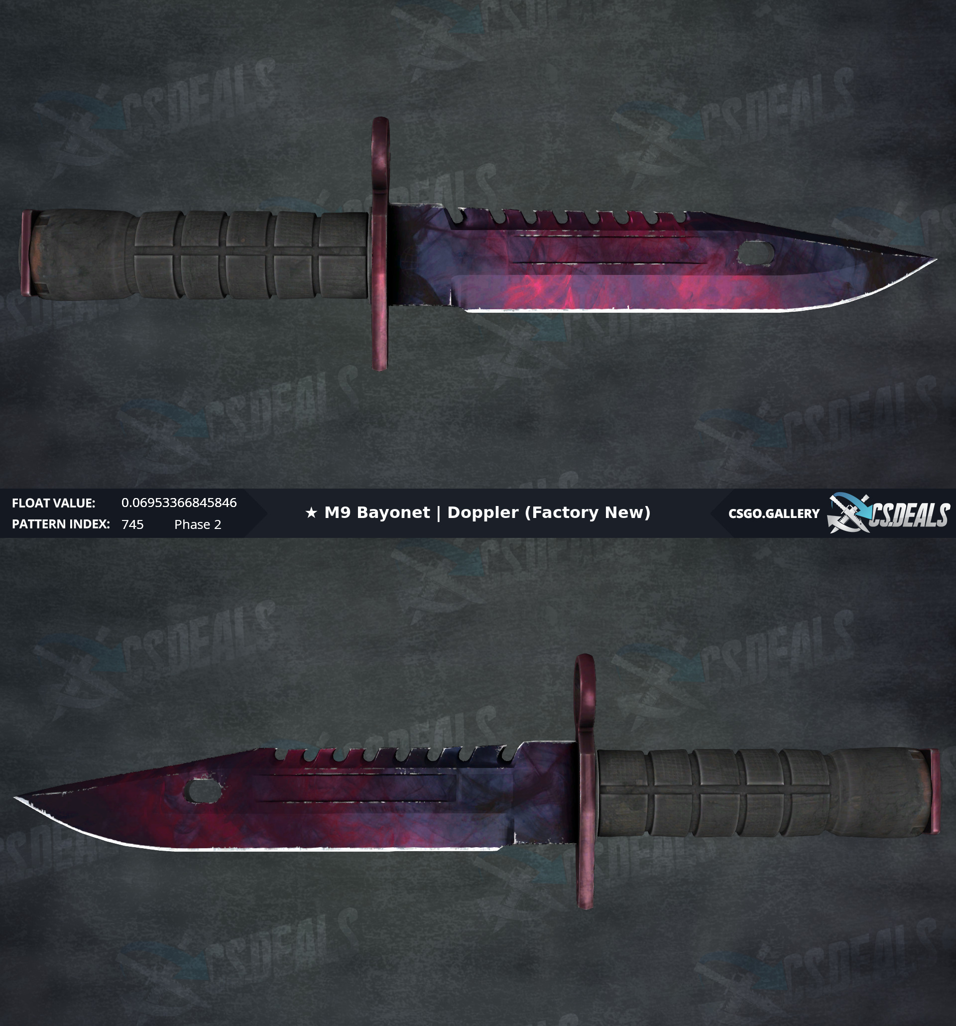 [PC] Navaja Knife Case Hardened WW [0.422] Lots of blue! r/GlobalOffensiveTrade