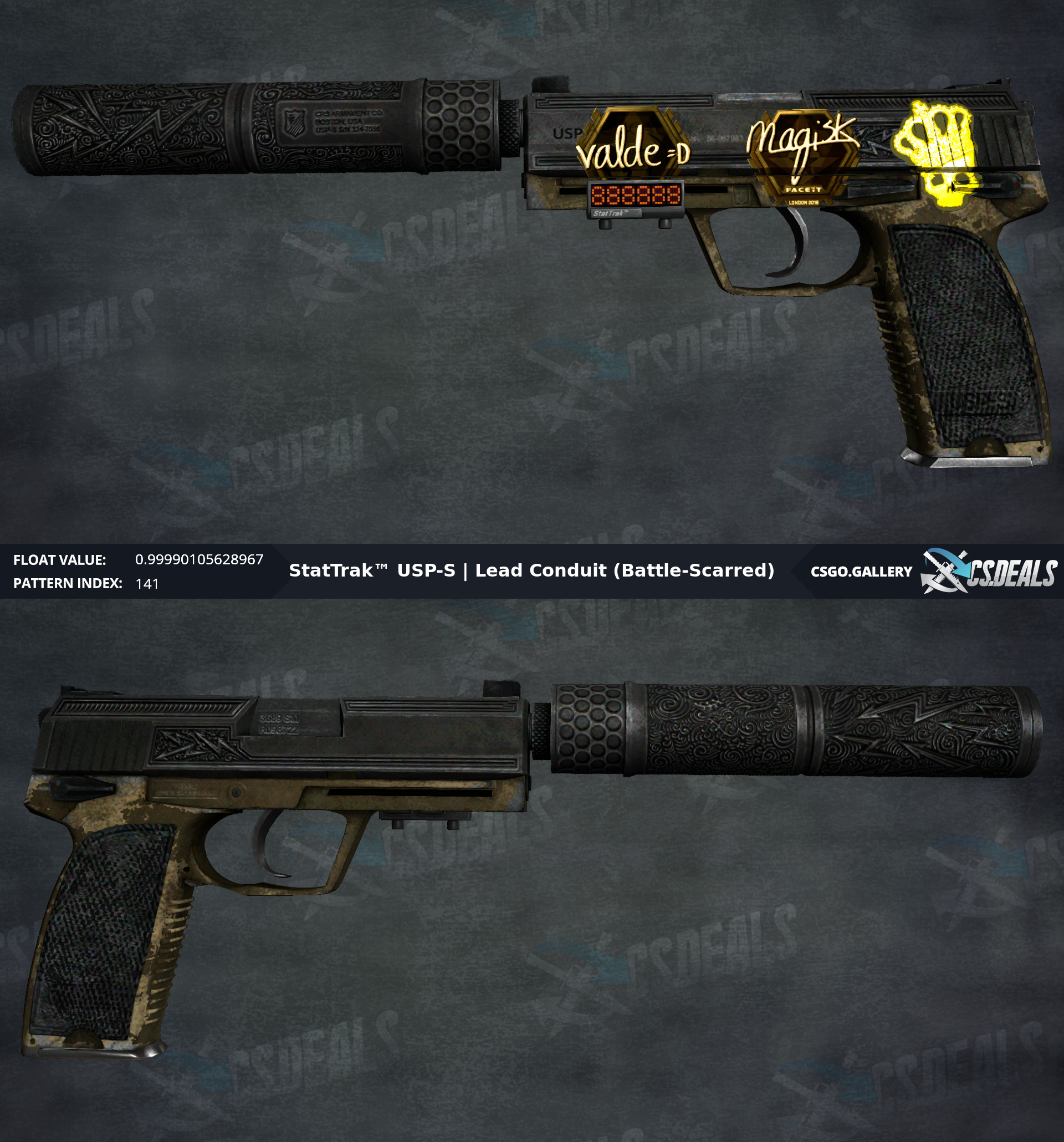 [H] ST USPS Lead Conduit 0.9999 w/ Crown on best pos. (3 BS ST and 1/