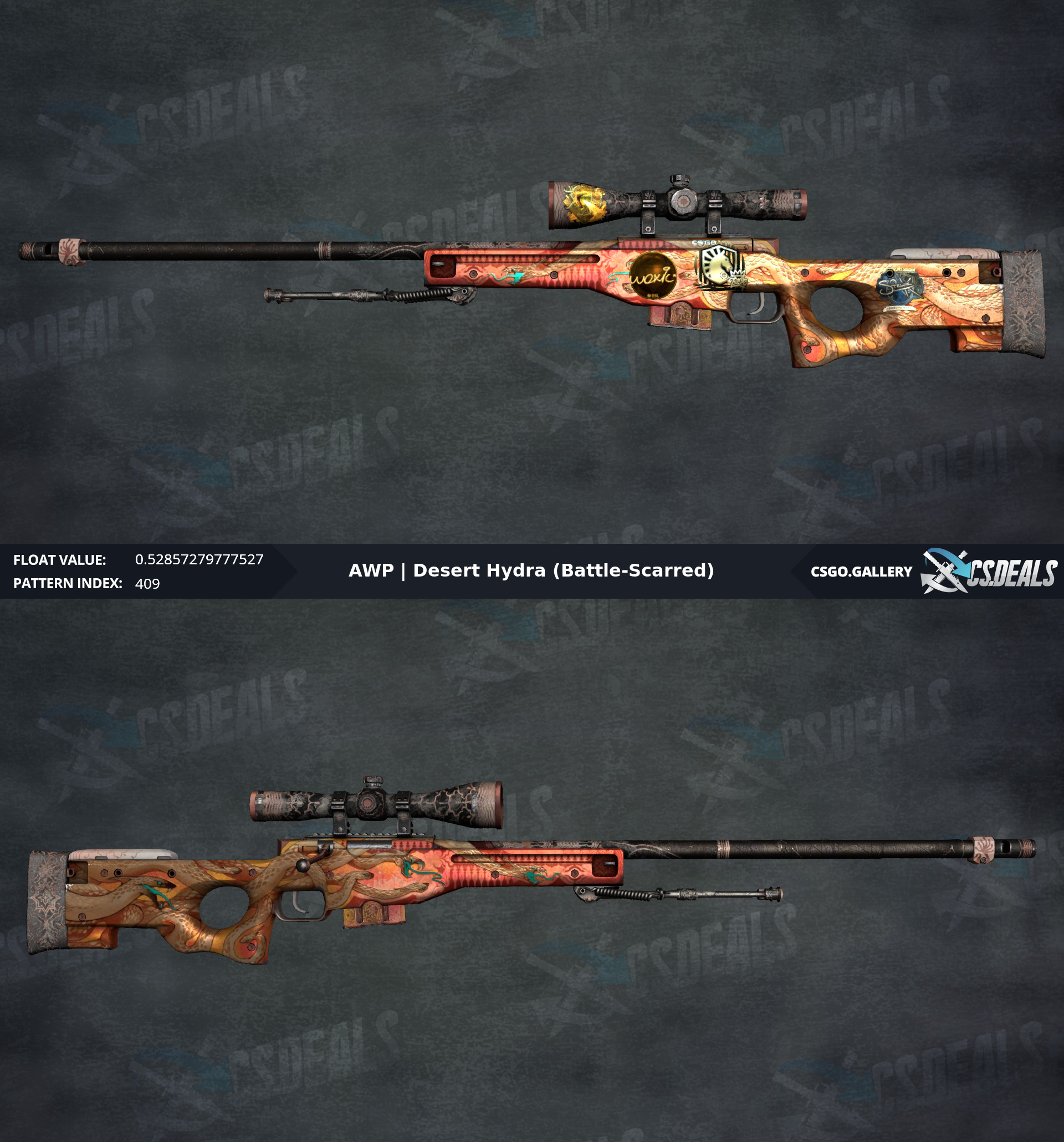 [PC] 0.528 Desert Hydra AWP - Black scope : r/GlobalOffensiveTrade