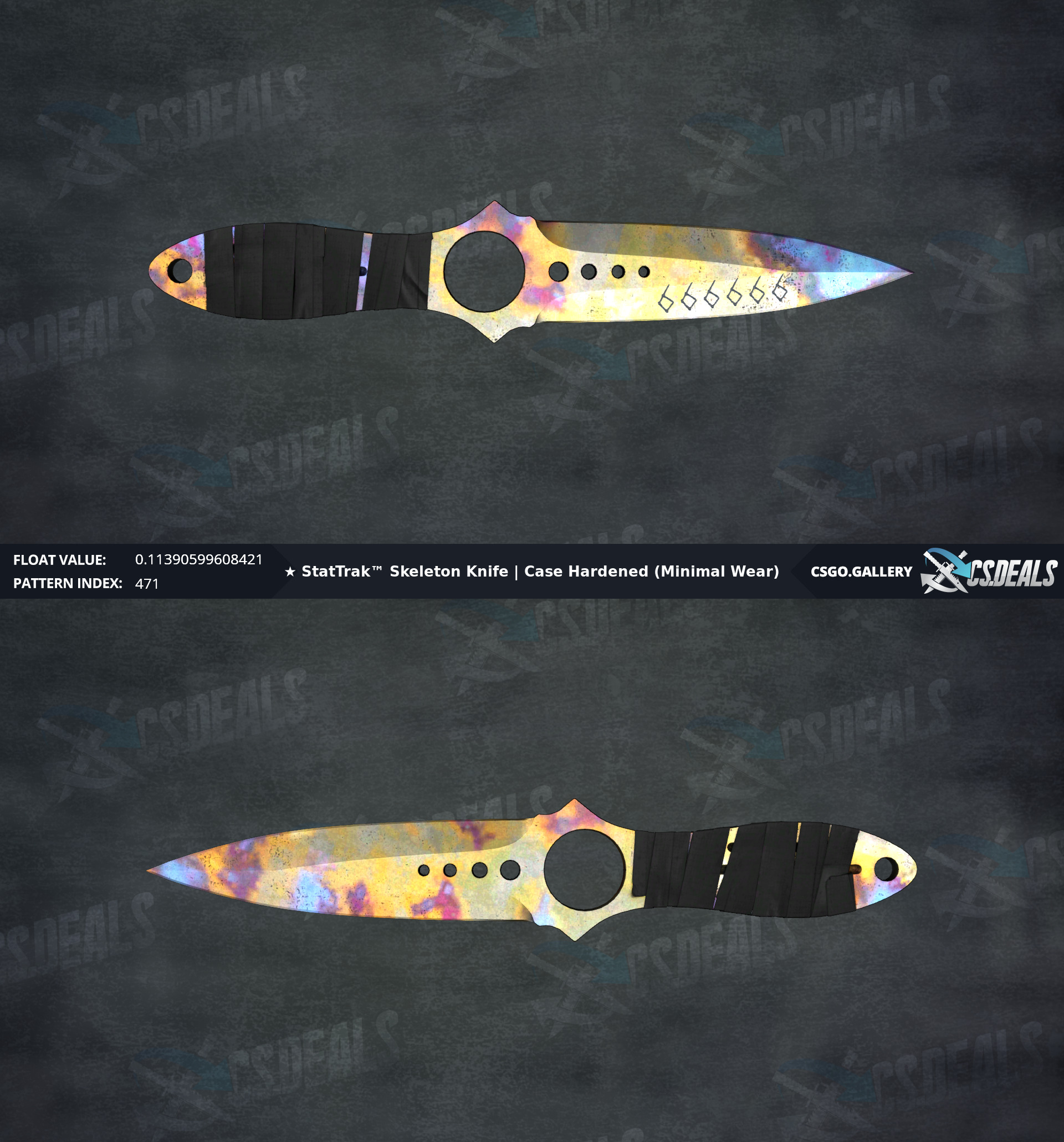 [PC] ST Skeleton Knife Case Hardened MW r/GlobalOffensiveTrade