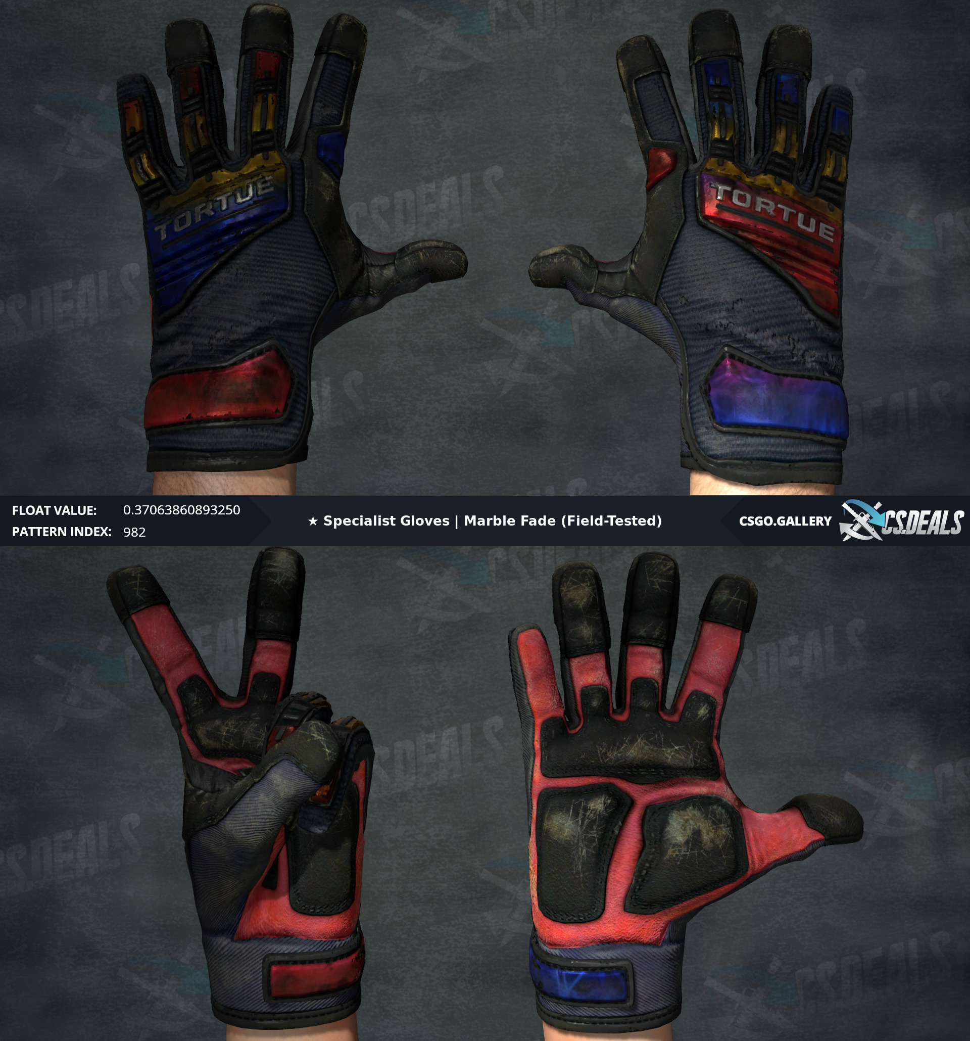 [PC] Just unboxed marble fade gloves (field tested) : r ...