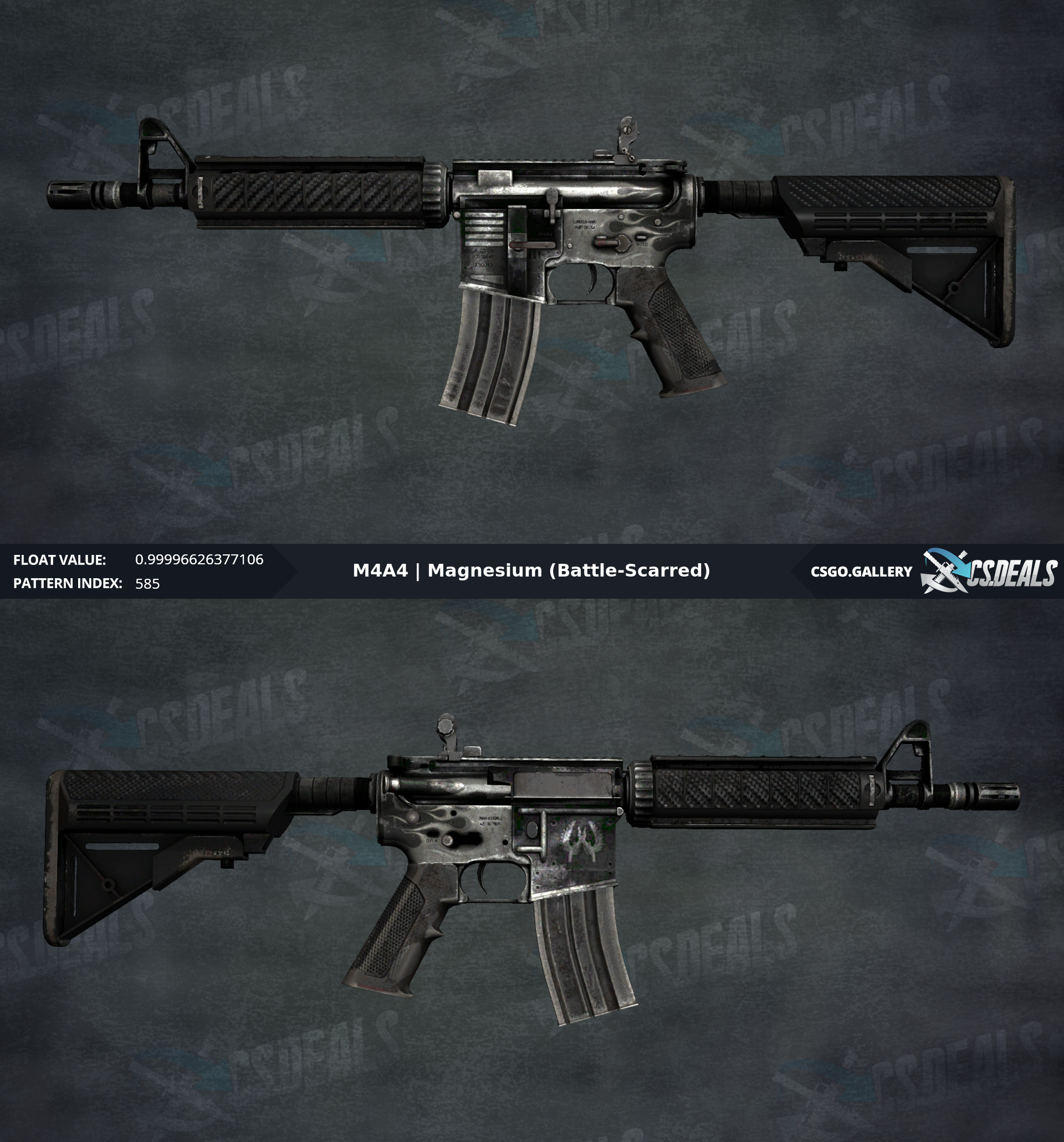 M4a4 magnesium battle scarred фото 7