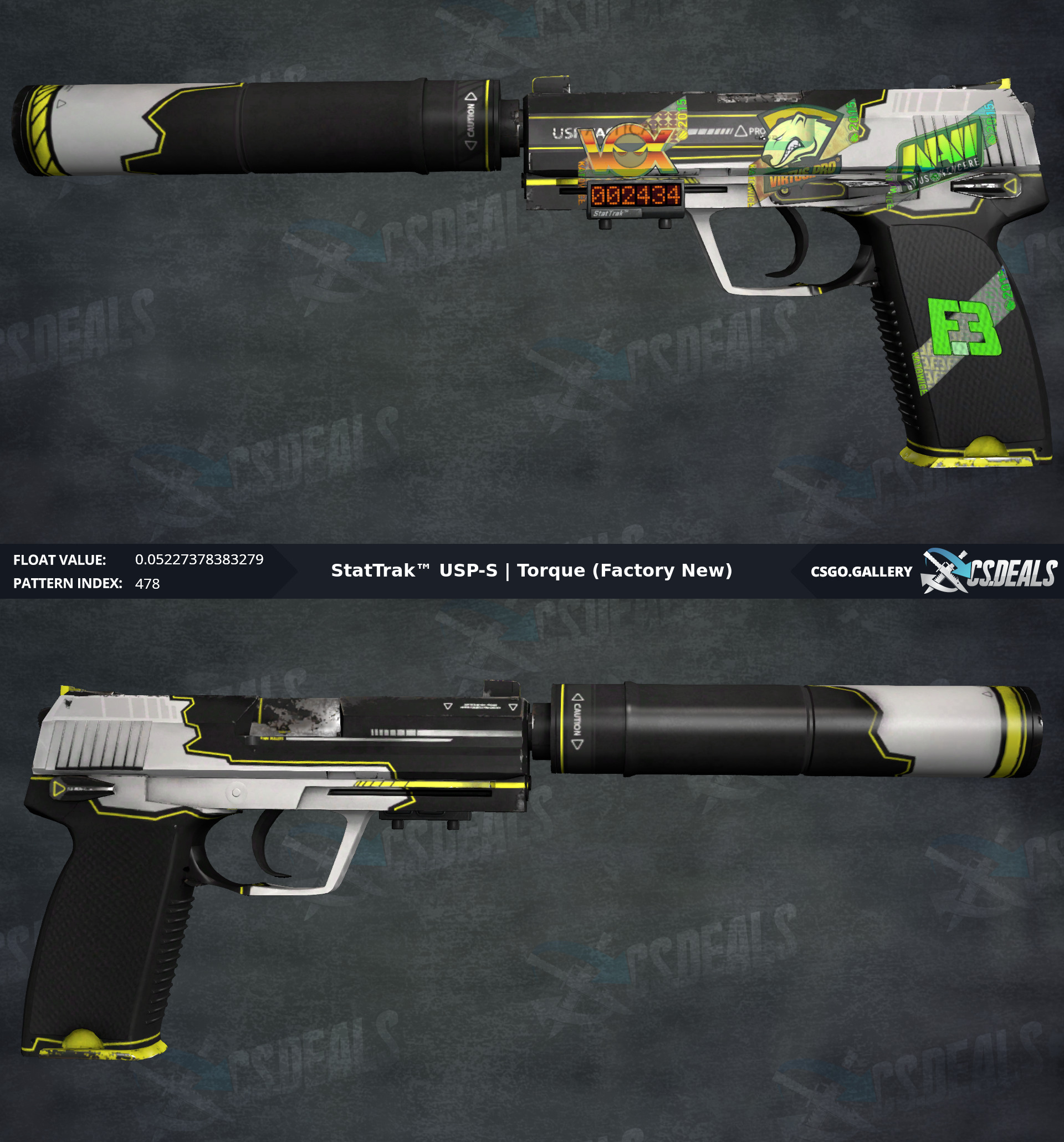 [PC] ST USP Torque x4 Kato 15 holo, ST ak blue lam x2 crown r