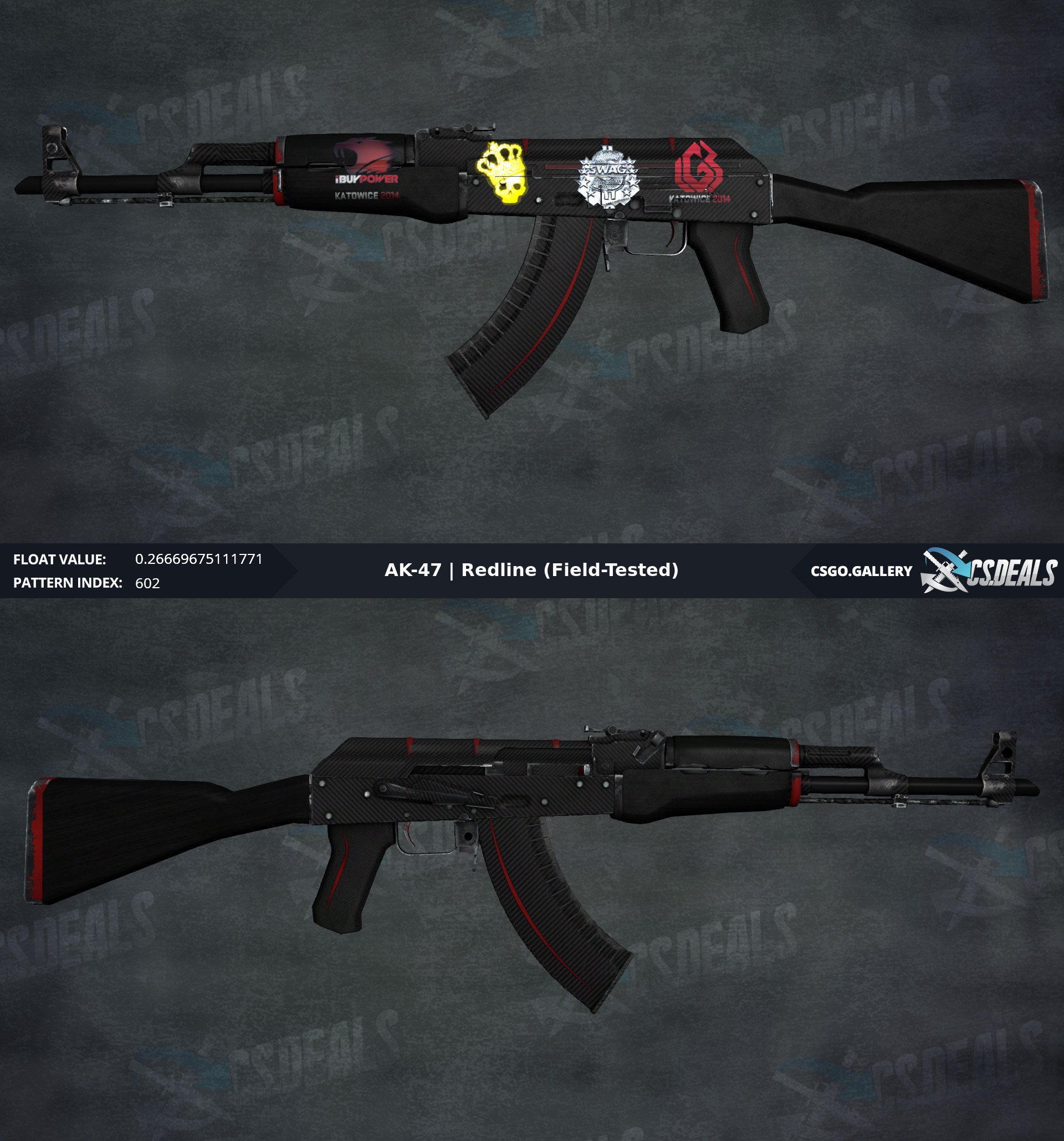 [PC] AK47 Redline .26 Sticker LGB eSports Katowice 2014, Swag