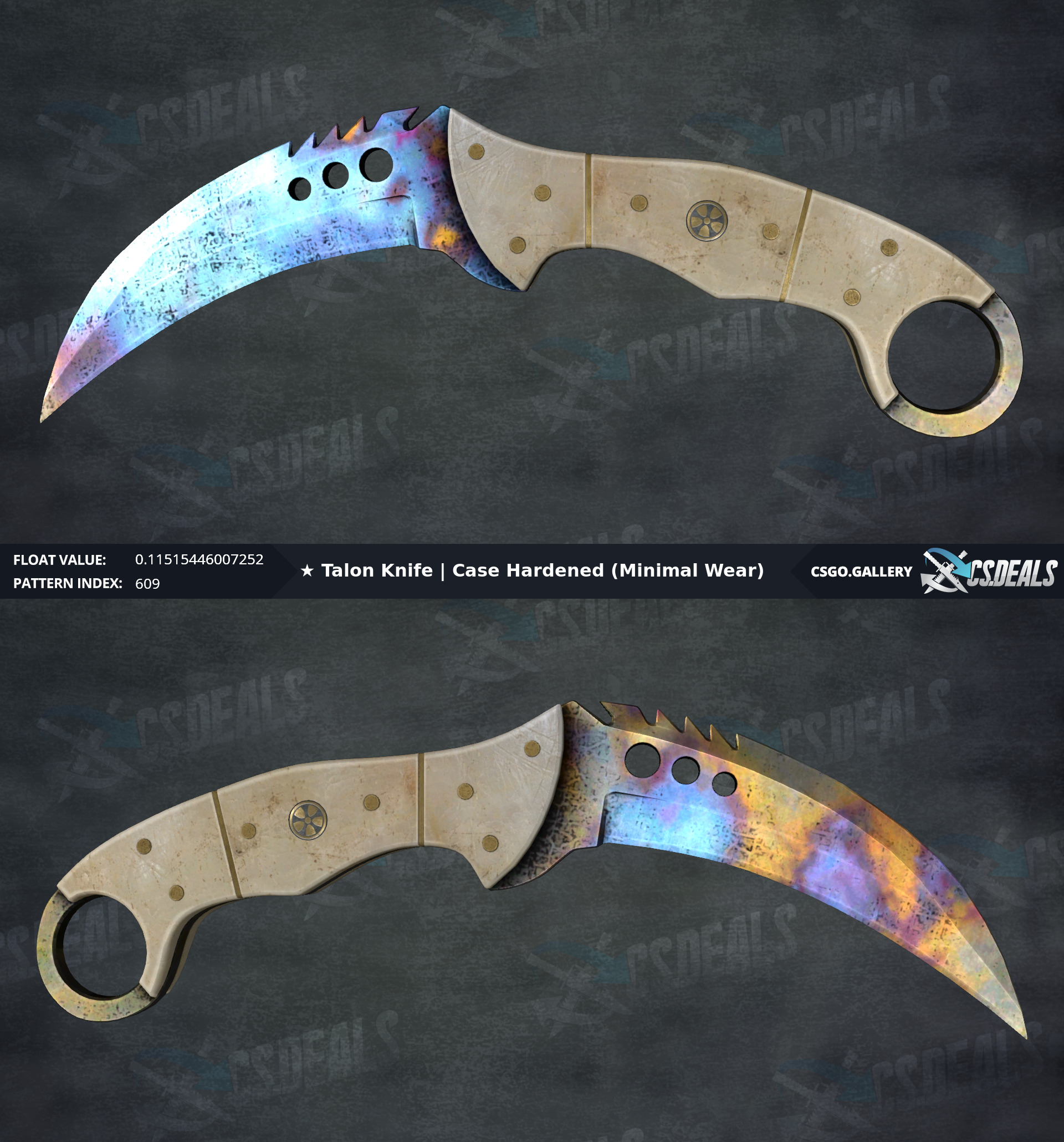 [PC] Talon Knife Case Hardened Blue Gem r/GlobalOffensiveTrade