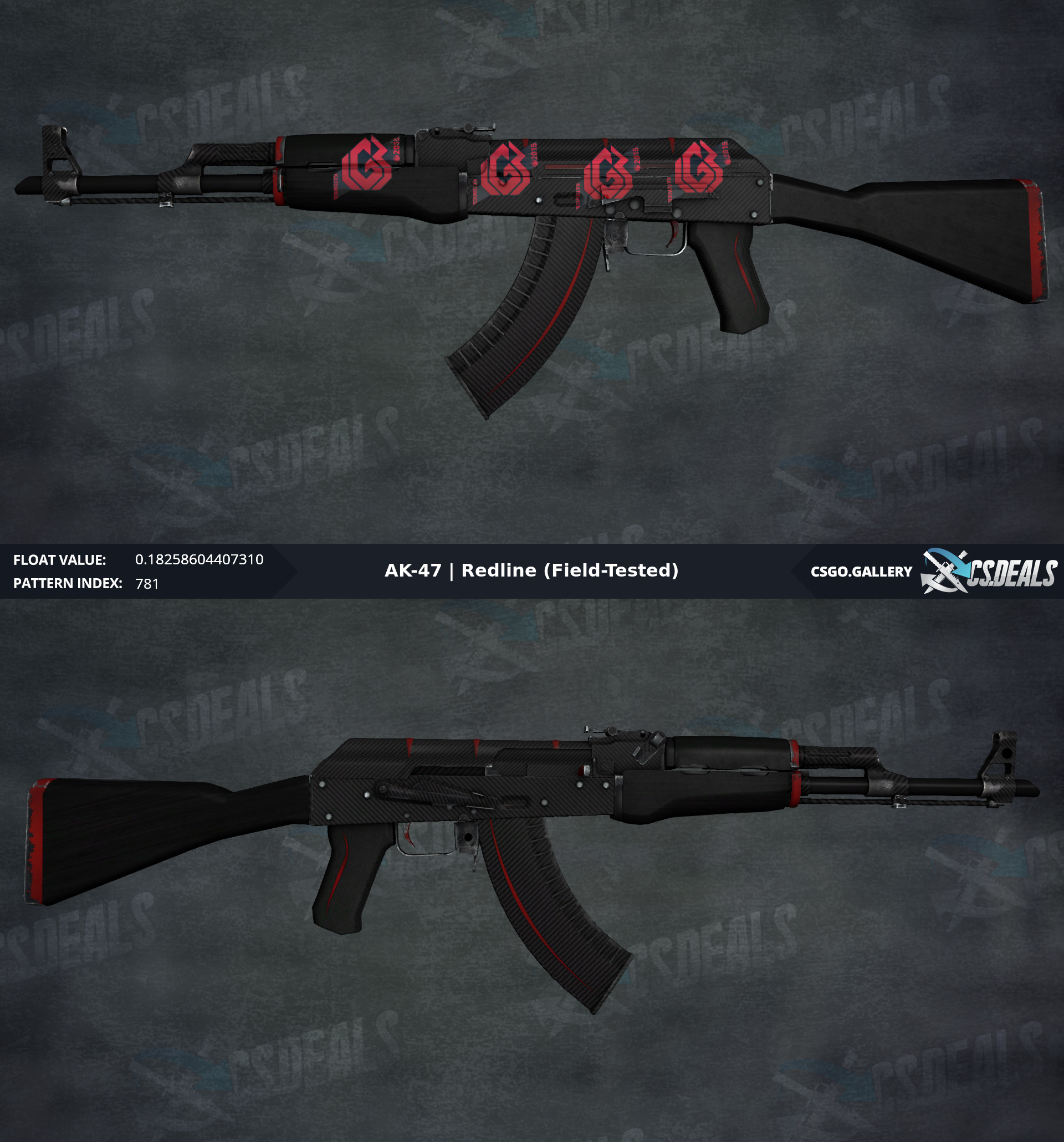 AWP Redline field-Tested. AK 47 Redline.