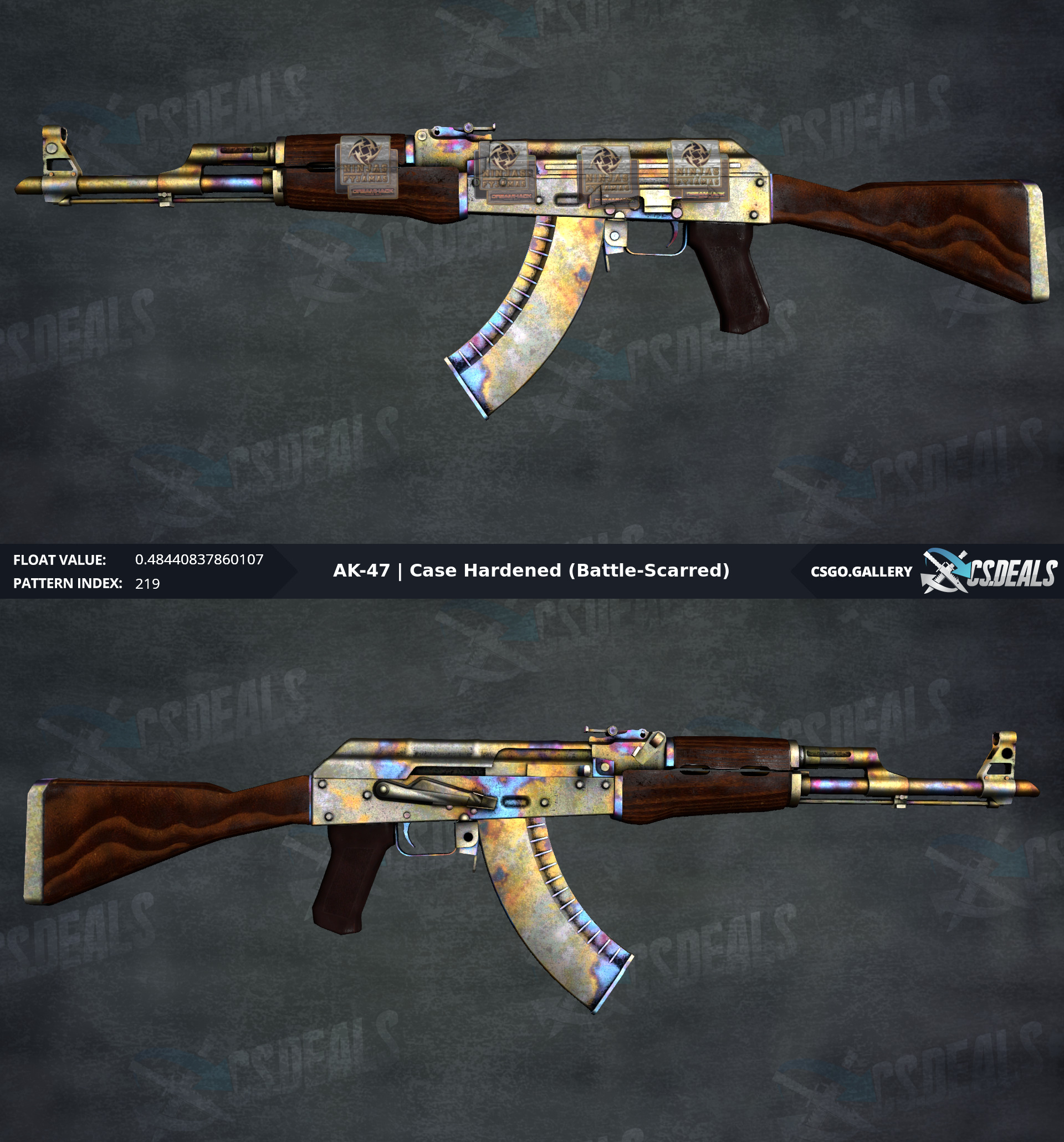 [PC] ST FT AK47 Fuel Injector 4x Fnatic Holo Kato'15; MW Moto