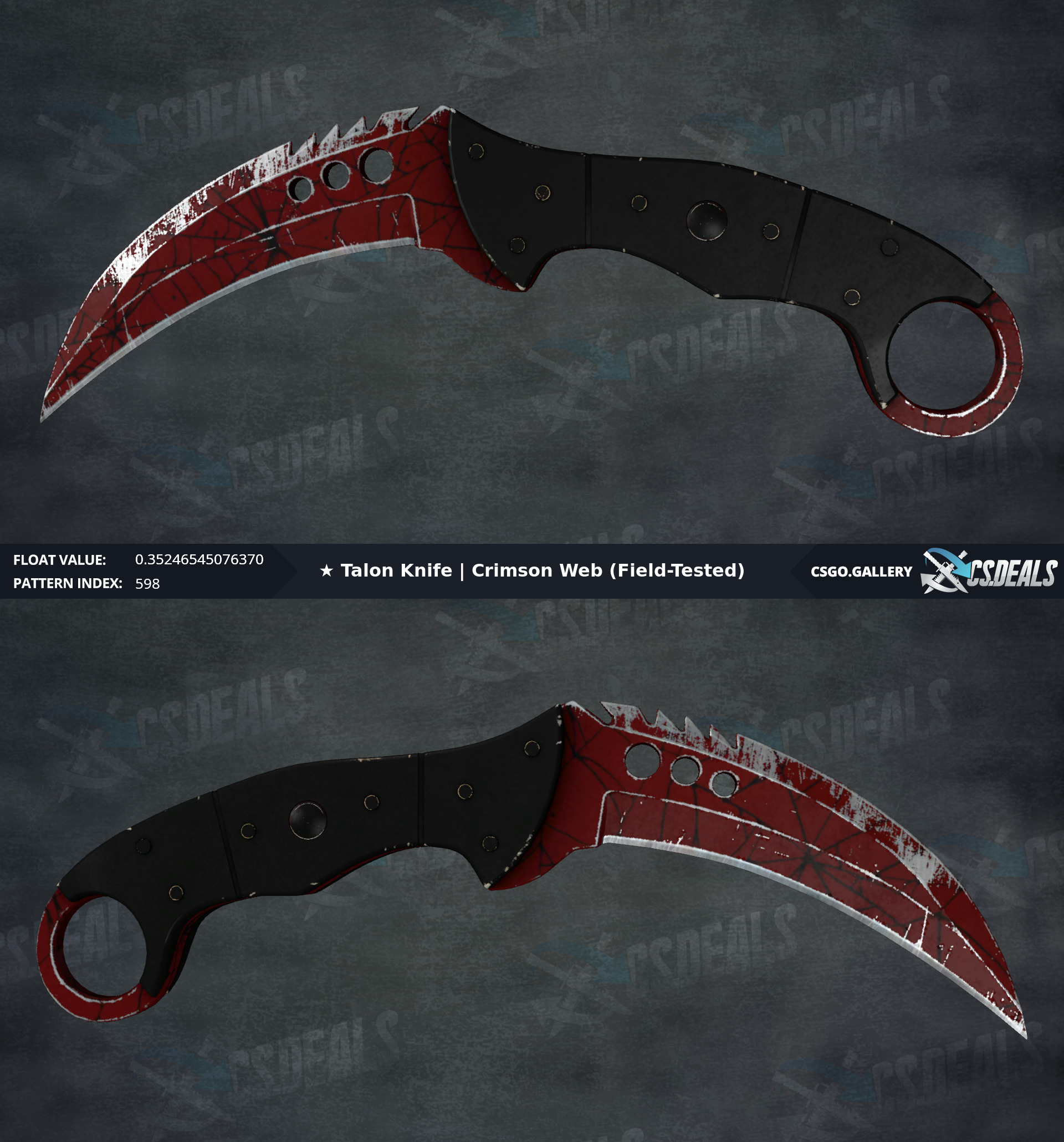 [Store] Talon Knife | Crimson Web FT, Hand Wraps | Badlands FT, AWP ...