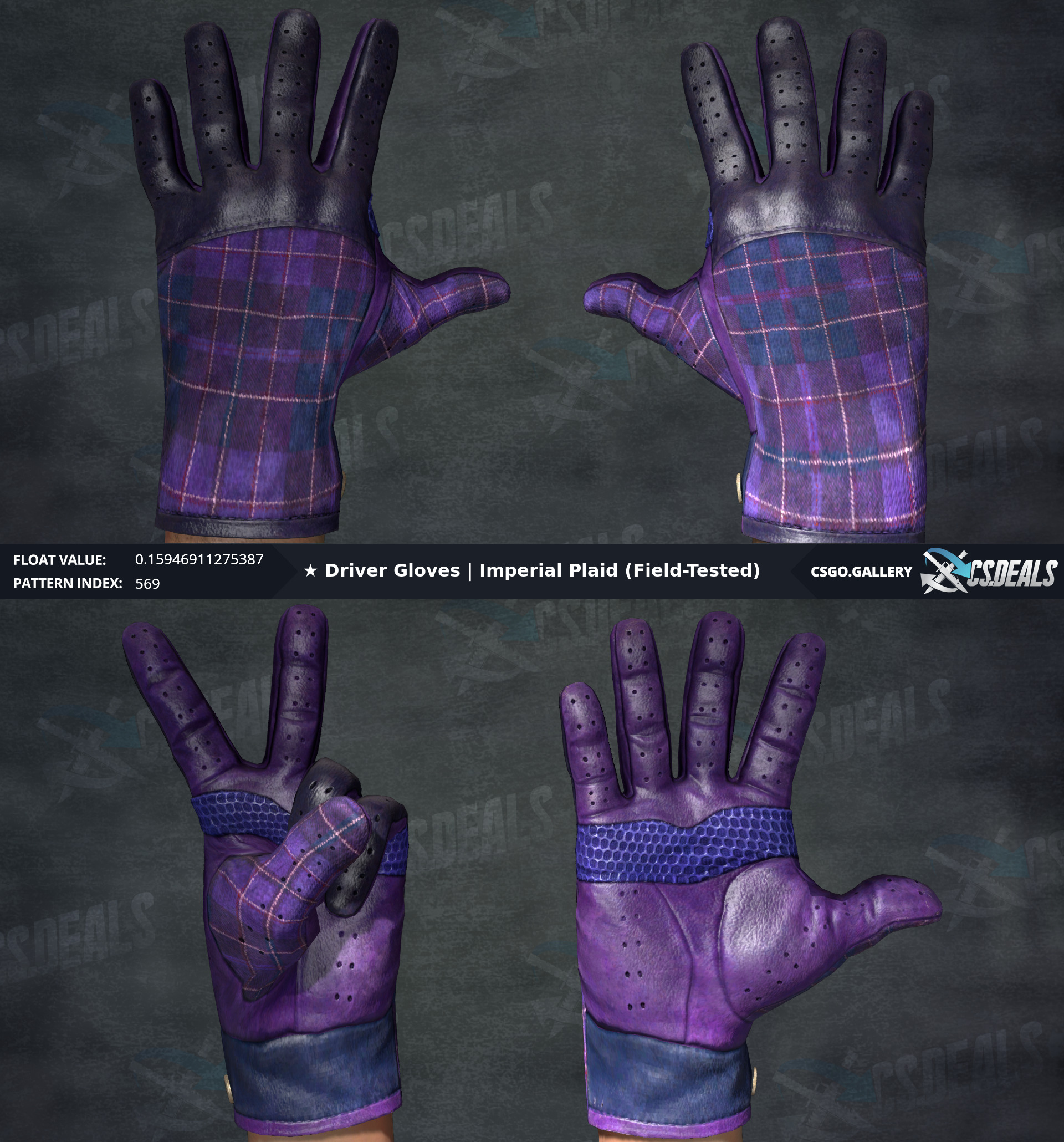 [PC] Flip Black Pearl 0.01, Driver Gloves Imperial plaid 0.15 r