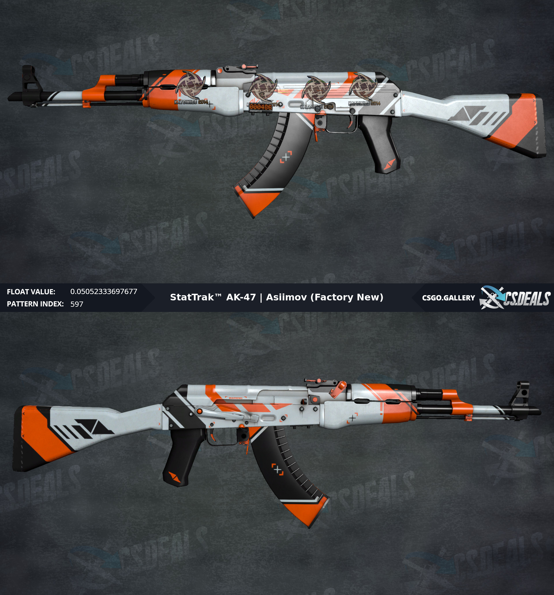 [PC] 4x2014 kato st asiimov set : r/GlobalOffensiveTrade